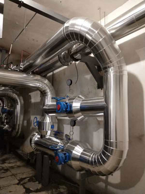 鑫诚 承接工业管道保温工程 铝皮外护板安装 夏季铁皮房隔热施工